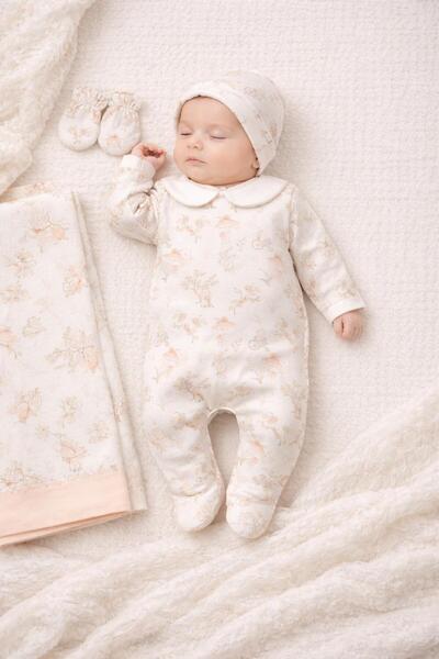 Nipperland Bahar Desenli Kız Bebek 8li Hastane Çıkış Seti