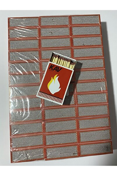 Kav Kükürtsüz Kibrit 36X100’lü – 5.5 cm Orta Boy | Mangal Sobası Mum İçin
