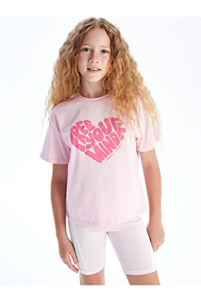 LC Waikiki RMZ GİYİM FARKIYA تي شيرت بناتي بياقة روبا 2 قطعة