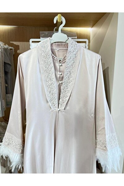 Generic روب رضاعة و استقبال للأمهات - قطعتين - لحمي