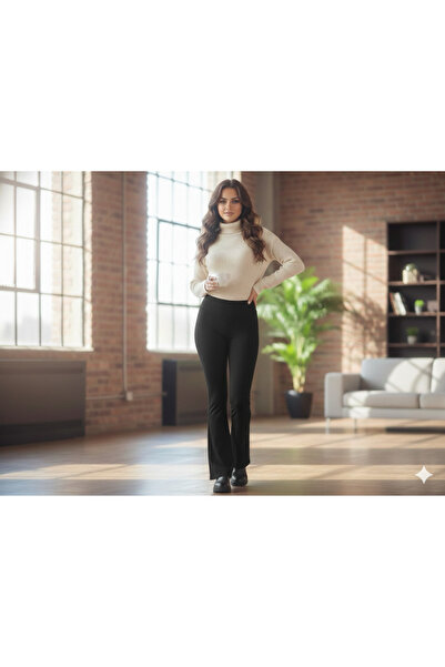 ekawholesale Black Spanish Leg Leggings