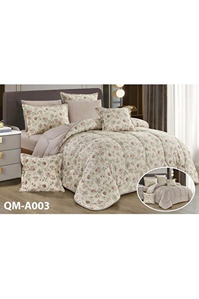 Moon Summer double bed sheet set, 8 pieces, 100% cotton, double-sided