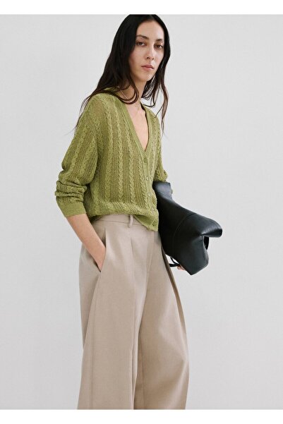 MANGO Woman Hırka .-- rosi