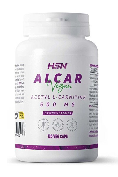 Hsn أسيتيل إل-كارنيتين (ALCAR) 500 ملغ - 120 كبسولة نباتية