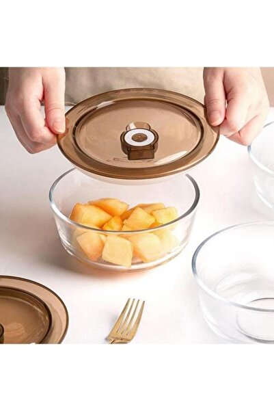 Generic Heat Resistant Glass Container Set 3 Pieces