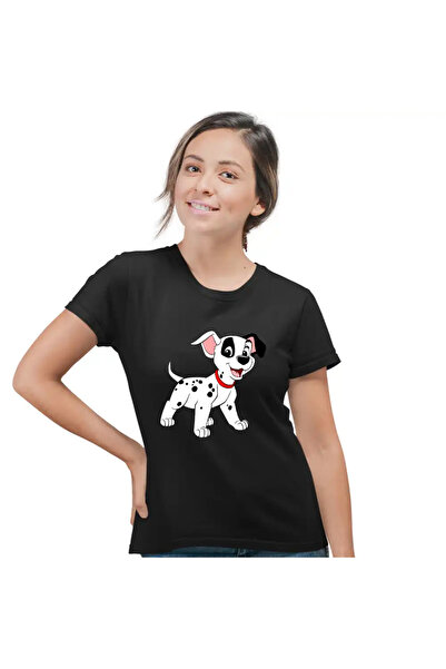 OEM Tricou Femei 101 Dalmatieni Patch Catelus Dalmatian