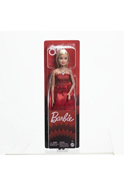 mattel Păpușa Barbie Barbie Colecția a 80-a aniversare Blondă cu rochie roșie...