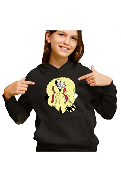 OEM Children's Sweatshirt Girls 101 Dalmatians Cruella Devil