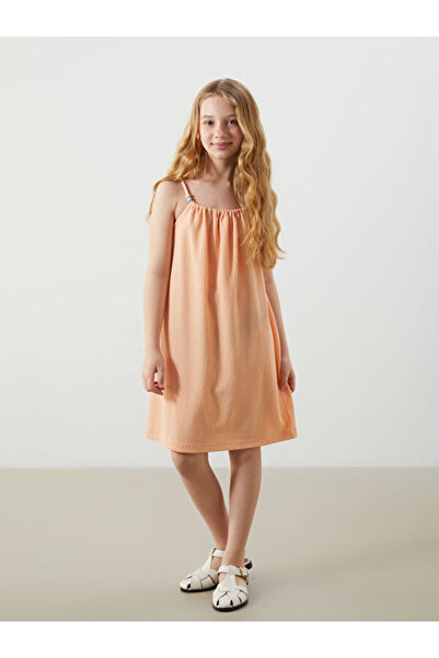 LC Waikiki Quality Pieces from Çelebi Store Classicbeaded Short Dress for Girls