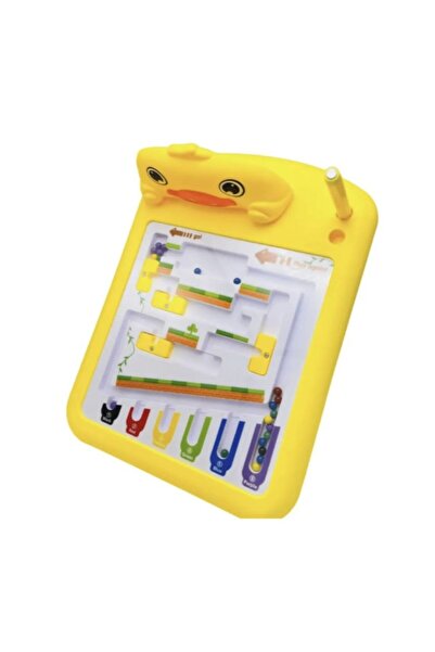 OEM Labirint magnetic rață galbena educativ pentru copii – dezvoltare coordonare si logica