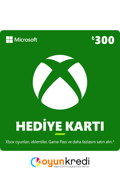oyunkredi xBox 300 TL Hediye Kartı