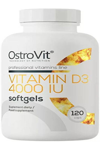 Ostrovit Vitamina D3 4000 IU – 120 Capsule Moi Softgel, Colecalciferol