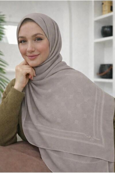 Silk Home شال ليفا من القطن والبوليستر مع حزام (لون حجري) 5345-15