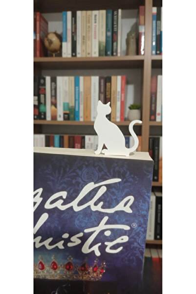 Kedi Severlere Özel 3D Tasarım Kitap Ayracı