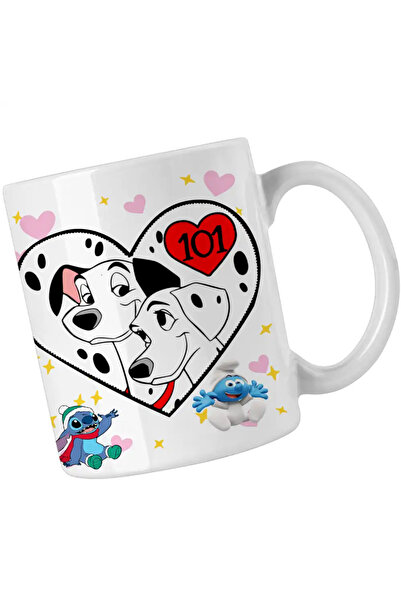 OEM 101 Dalmatians Mug Pongo Perdita Love Puppies