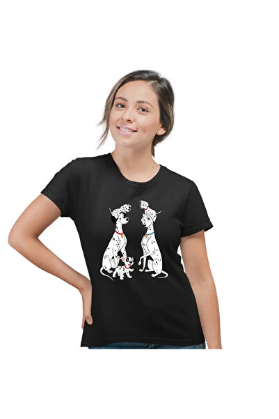 OEM Tricou Femei 101 Dalmatieni Pongo Perdita Familie Catelusi