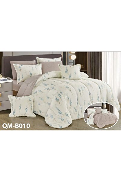 Moon مفرش سرير صيفي نفرين 8 قطع قطن 100%100 وجهين