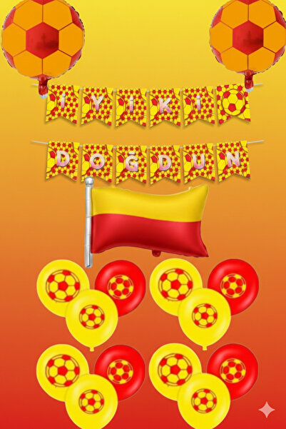 ÇITIPITISTORE مجموعة بالونات عيد ميلاد بتصميم فريق كرة القدم