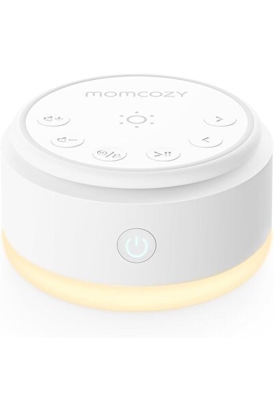 Momcozy جهاز صوتي للأطفال - 20 صوتًا مهدئًا وإضاءة دافئة للمس، جهاز ضوضاء بيض...