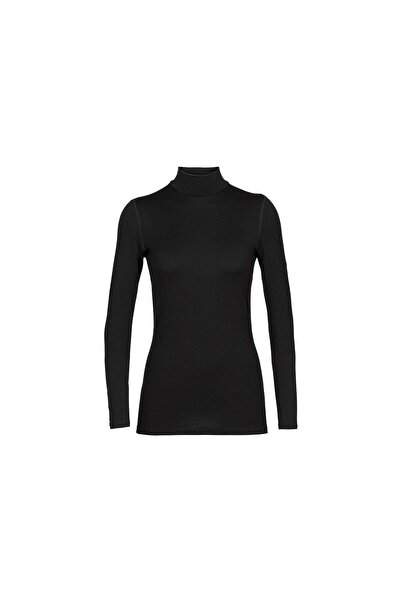 Icebreaker Bluza Dama Merino 260 Thermal Tech Pulover Negru