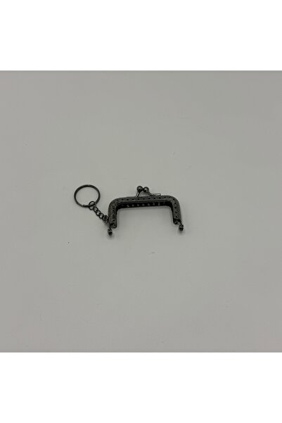 Aynalı 6.5cm Square Keychain Wallet Clip