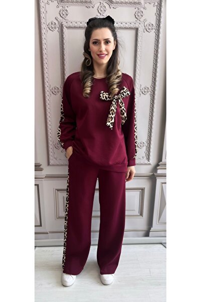 styleFlex Women's tracksuit made of elastic viscose, with applied bow and ani...