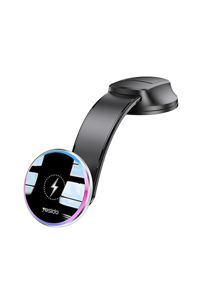 Yesido حامل شاحن لاسلكي مغناطيسي C292 بقوة 15 واط مع إضاءة محيطة