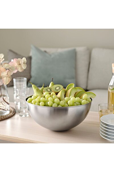 IKEA BLANDA BLANK çelik servis kasesi , paslanmaz çelik, 28 cm