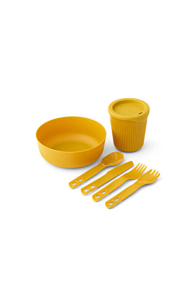 Sea to Summit Set Vase De Gatit Passage Dinnerware Set 1 Person [6 Piece] Arr...