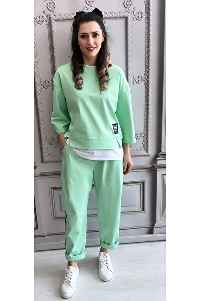 OnlyForYou Trening dama, casual, din bumbac, cu dungi laterale