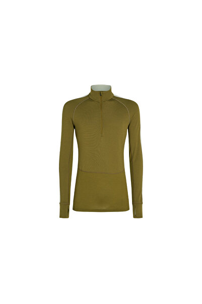 Knit Bluza Barbati Icebreaker merino 260 Zoneknit LS Half Zip Algae/Ashen/CB