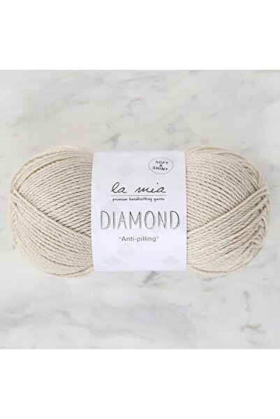 Leyaton La Mia Diamond Beige Hand Knitting Yarn - L156 - 33730 Lwlhm-Ytrs345
