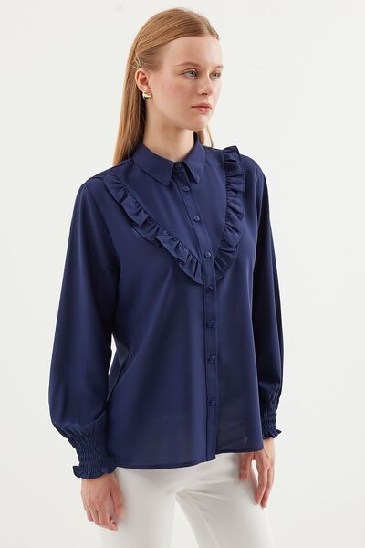 Hiccup Bdart Ruffle Detailed Shirt