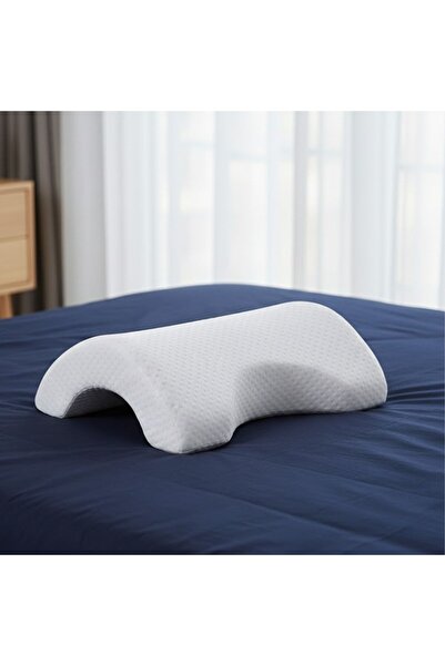 Greathings 100% вискозна извита ортопедична възглавница с покритие от плат, п...