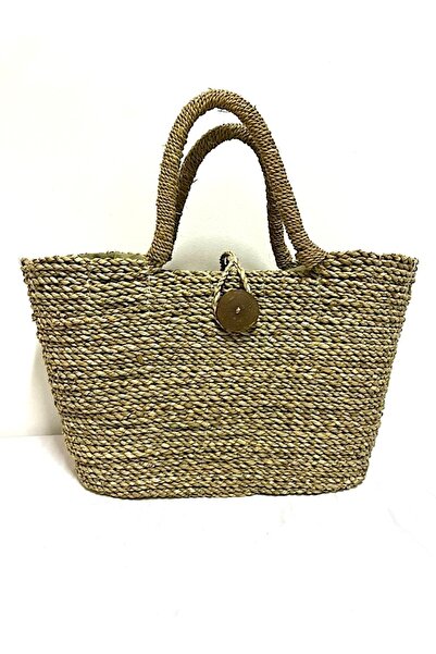 Barc Shop Wicker Bamboo Rattan Handbag Organic Handcrafted 38X24 cm