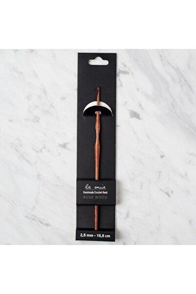 Twin Store لا ميا روزوود 2.5 مم 15.5 سم خشب صوف كروشيه