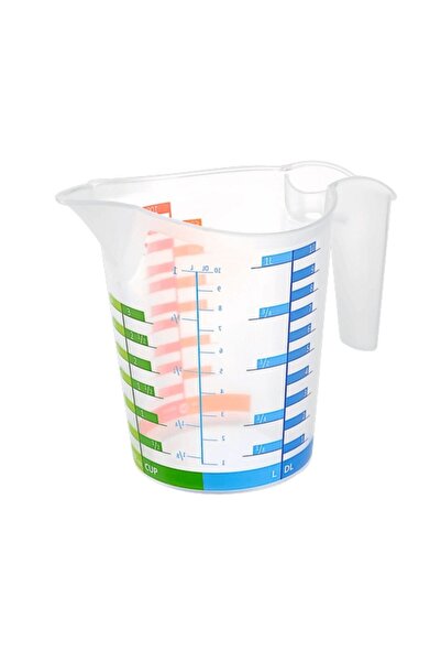 Greathings 500 мл цветна градуирана кухненска мерителна кана от твърда пластмаса