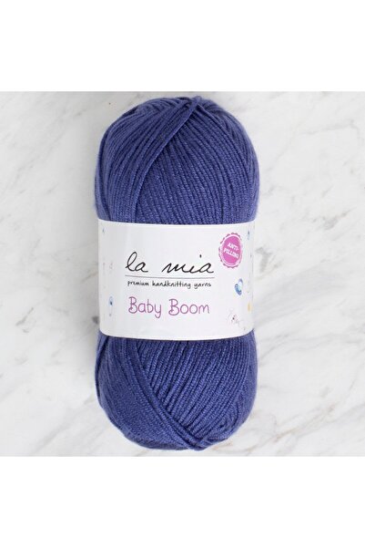 Leyaton La Mia Baby Boom Light Navy Blue Hand Knitting Yarn - 604 - 34125 Lwl...