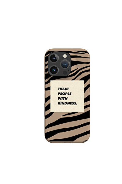 KaffCase غطاء هاتف آيفون 16 برو من السيليكون الفاخر بنمط الحمار الوحشي