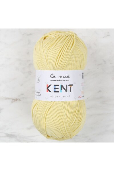 Twin Store حبل محبوك يدويًا باللون الأصفر من La Mia Kent - L043