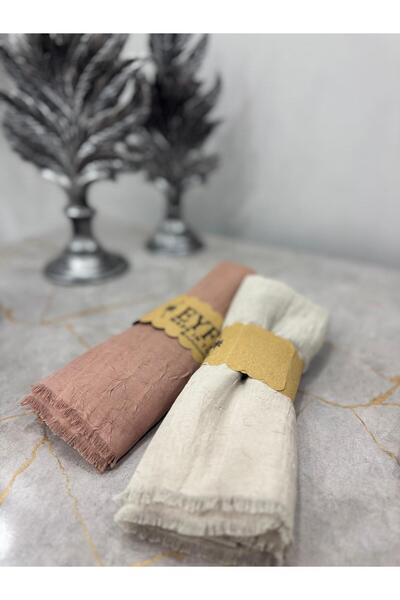 Eyfel Düz Desen Şal Krem Renk
