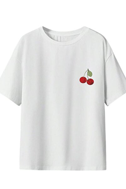 Risely Co تي شيرت كبير الحجم بتصميم كرة السلة باللون الكرزي