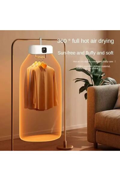 Milara Clothes dryer, hot air, foldable, 10Kg capacity, fast drying, hot air ...