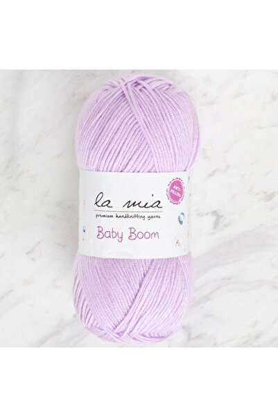Leyaton La Mia Baby Boom Lila Hand Knitting Yarn - 259 - 34121 Lwlhm-Ytrs345