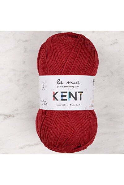 Twin Store حبل محبوك يدويًا باللون الأحمر من La Mia Kent - L033