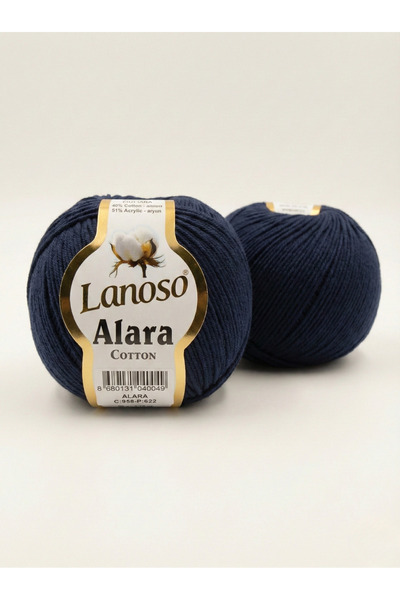 Lanoso Alara Cotton 50 Gr. Amigurumi, Punch, Bebek Örgü İpi Renk Kodu:958