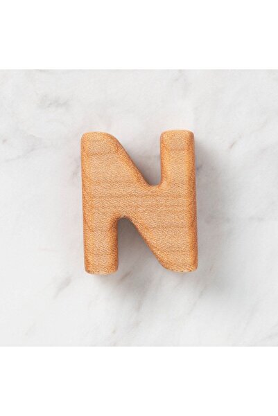 Leyaton Hobi Baby Organic Wooden Letter - N Lwlhm-Ytrs345