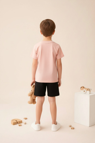 SPORTİVEA Boy's 100% Cotton T-Shirt/Tshirt and Boy's Shorts Set Together