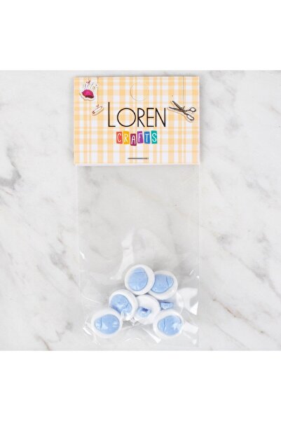 Leyaton مجموعة لورين كرافتس مكونة من 8 أزرار على شكل خنفساء باللون الأزرق الف...