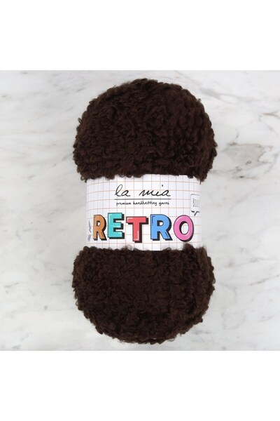 CT STONES La Mia Retro Σκούρο Καφέ Νήμα Πλεξίματος στο χέρι - Lm0890